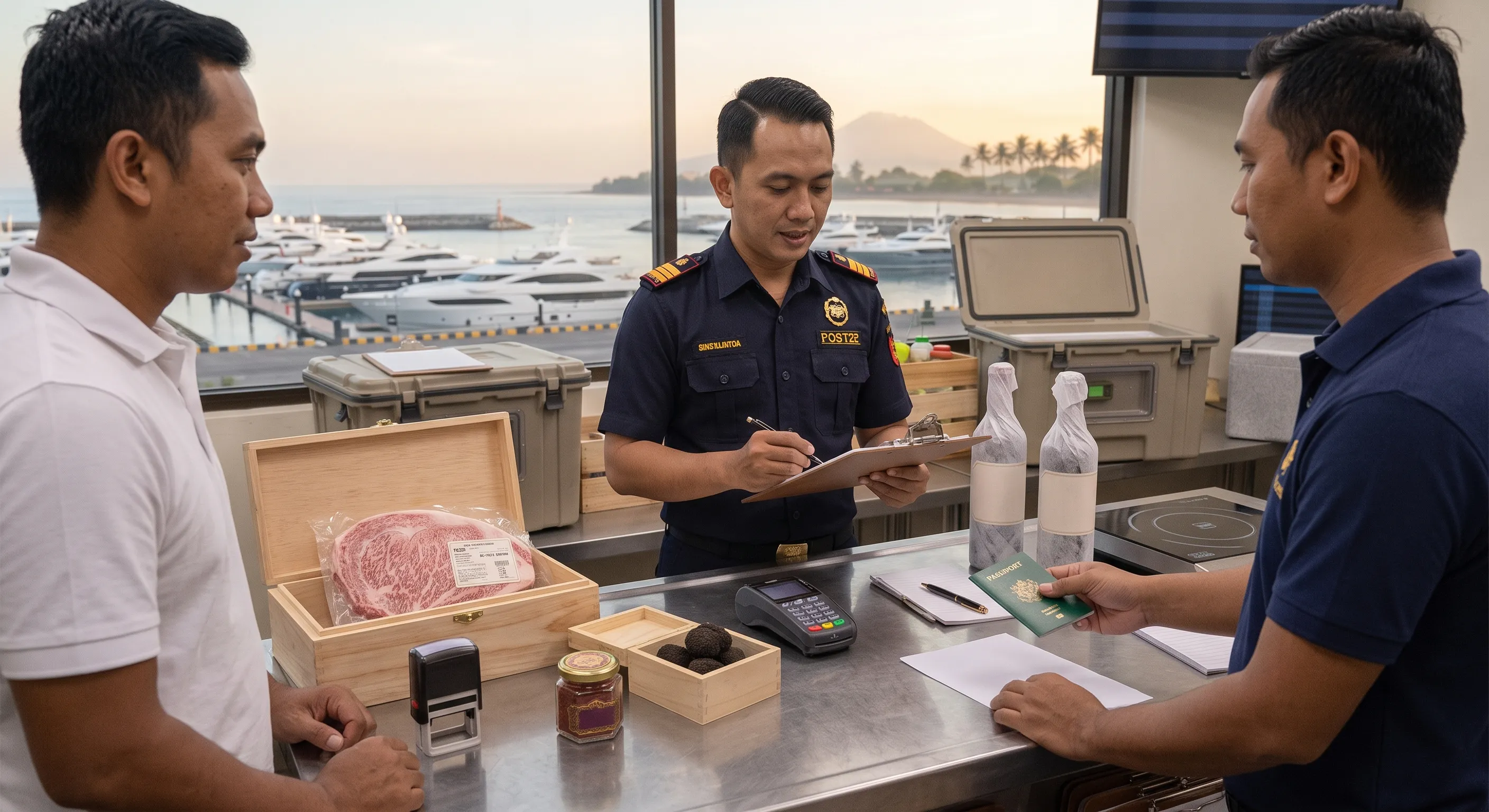 Benoa marina / port operations