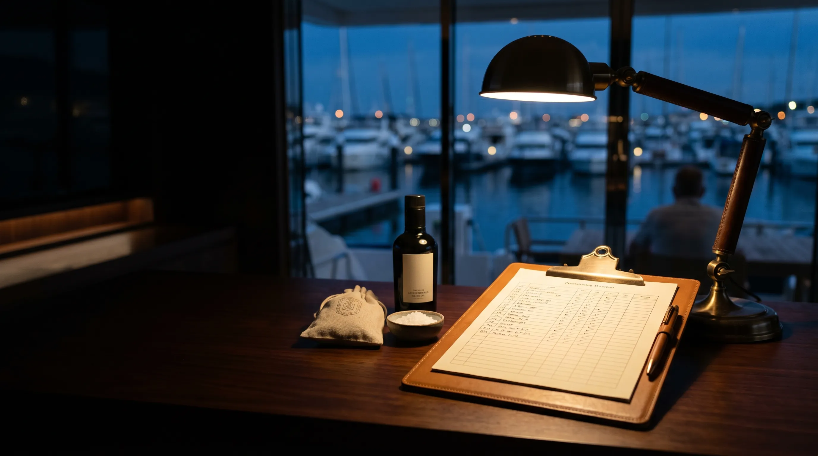 Provisioning order desk / manifest